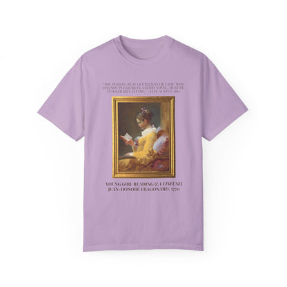 Jane Austen + JH Fragonard Reading Tee