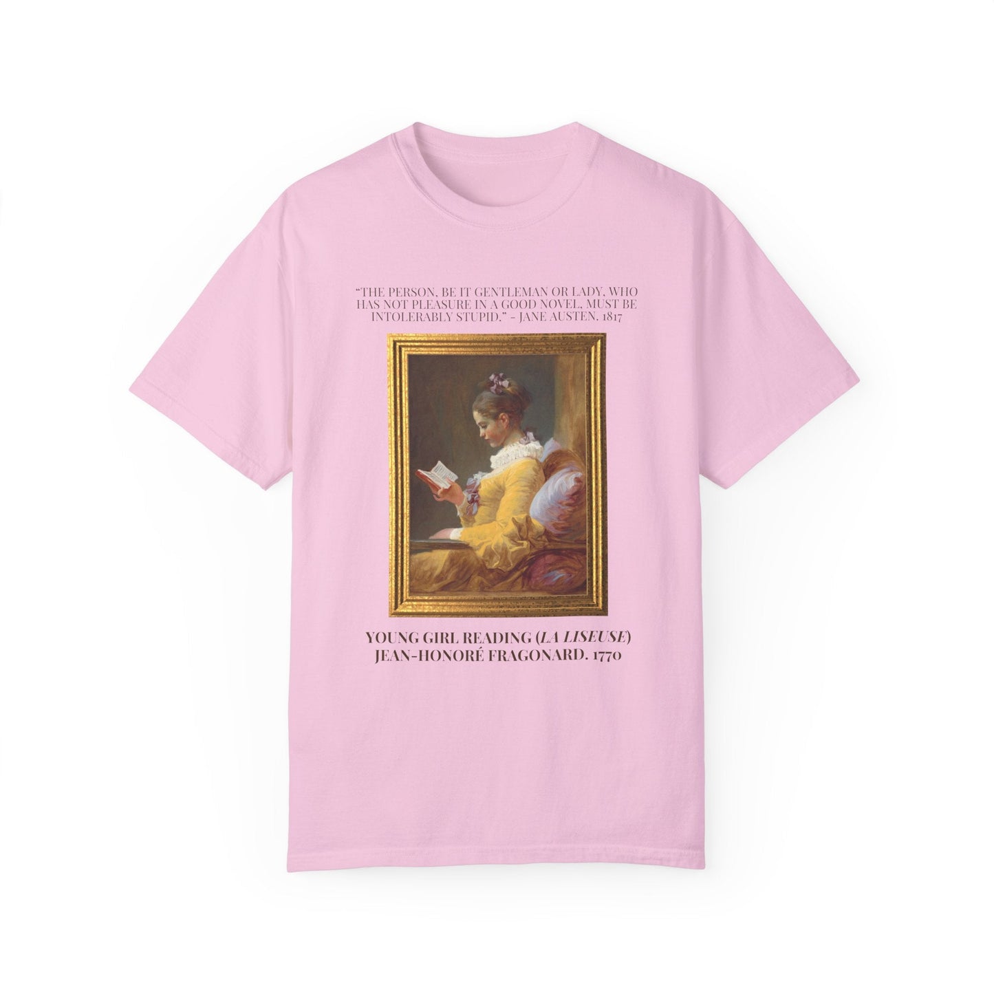 Jane Austen + JH Fragonard Reading Tee
