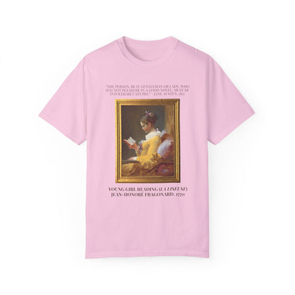 Jane Austen + JH Fragonard Reading Tee
