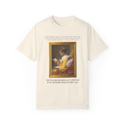 Jane Austen + JH Fragonard Reading Tee