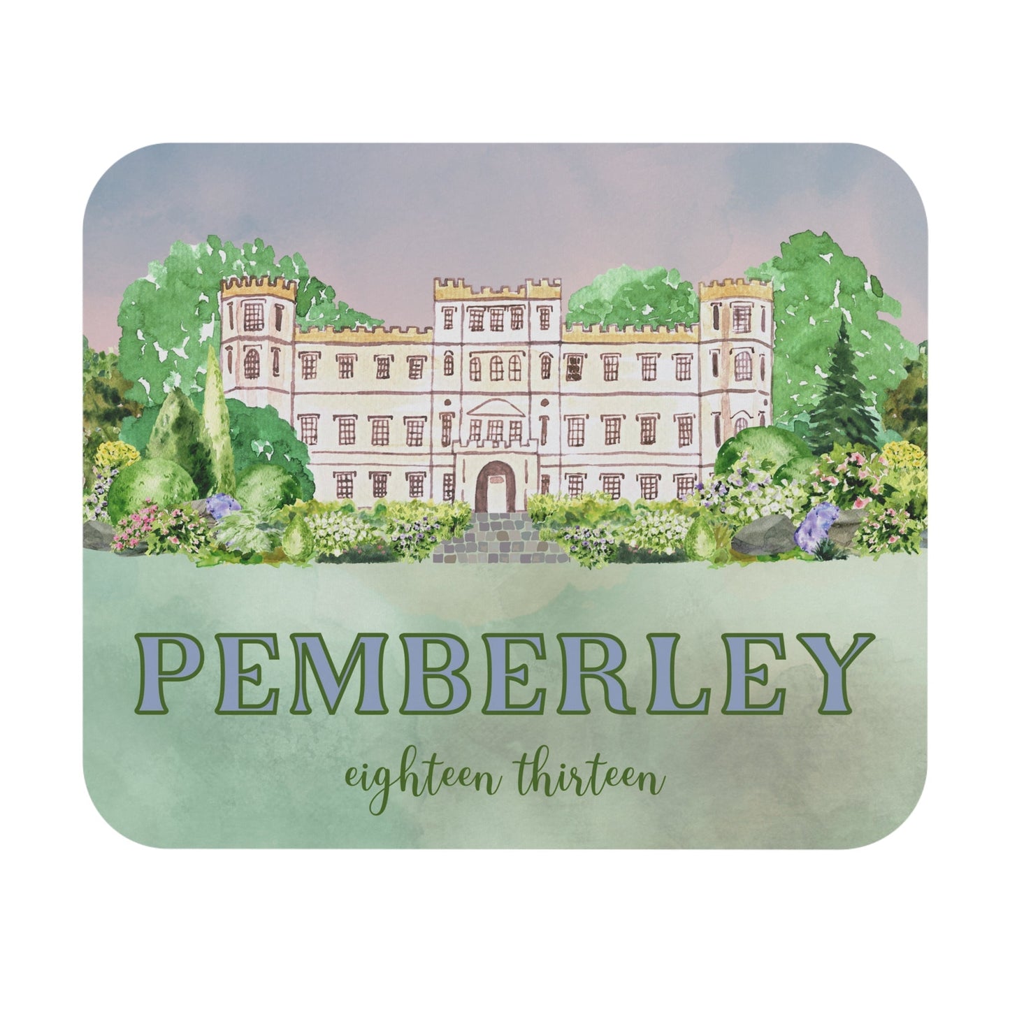 Jane Austen Mousepad: Pemberley 1813