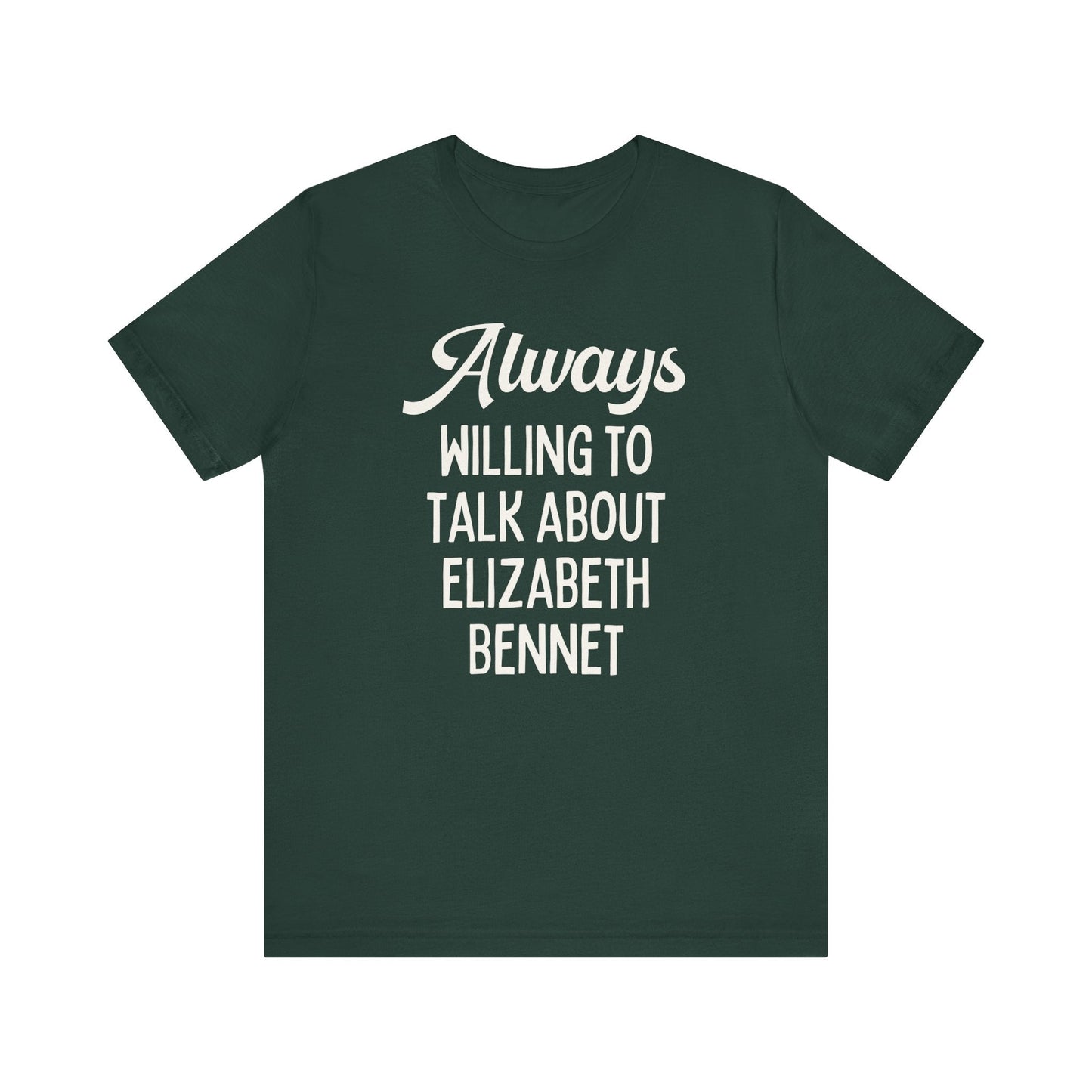 Jane Austen Shirt: Elizabeth Bennet