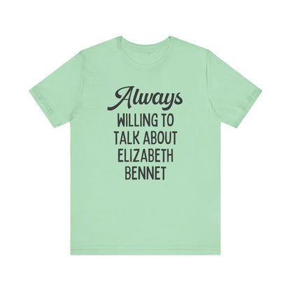 Jane Austen Shirt: Elizabeth Bennet