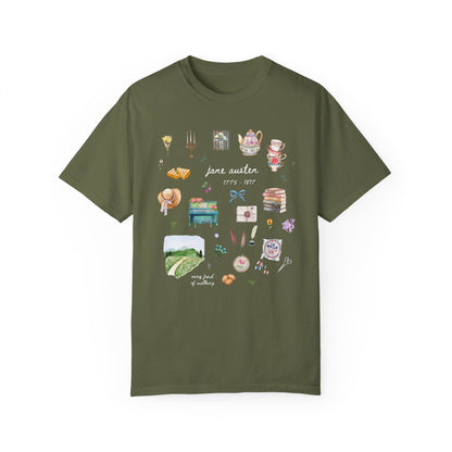 Jane Austen Fave Things Tee
