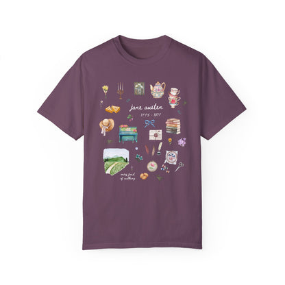 Jane Austen Fave Things Tee