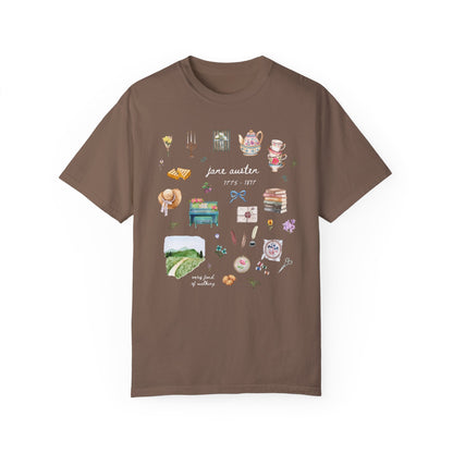 Jane Austen Fave Things Tee