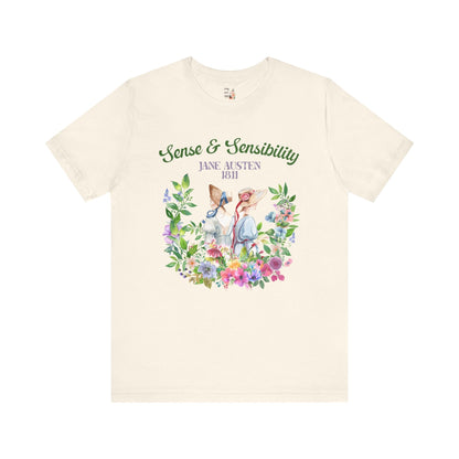Jane Austen Tee Shirt: Sense and Sensibility