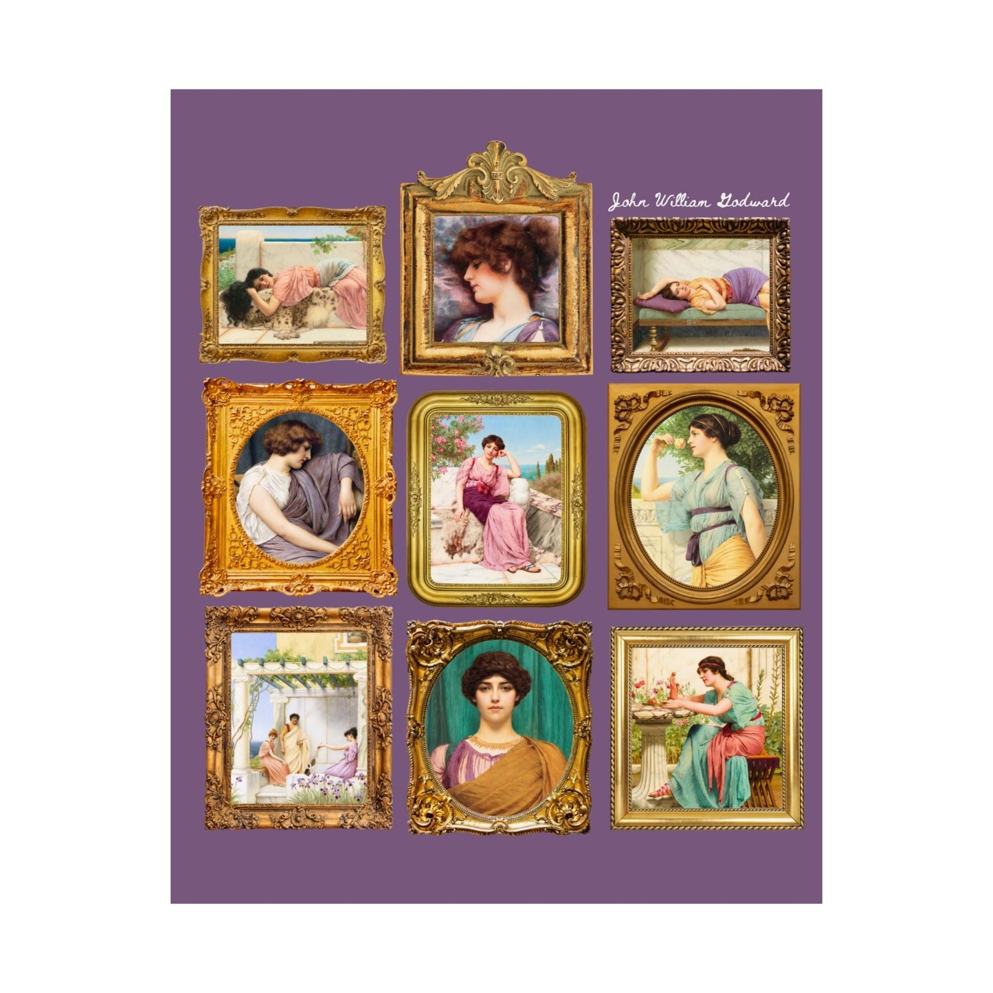 John William Godward Art History Poster