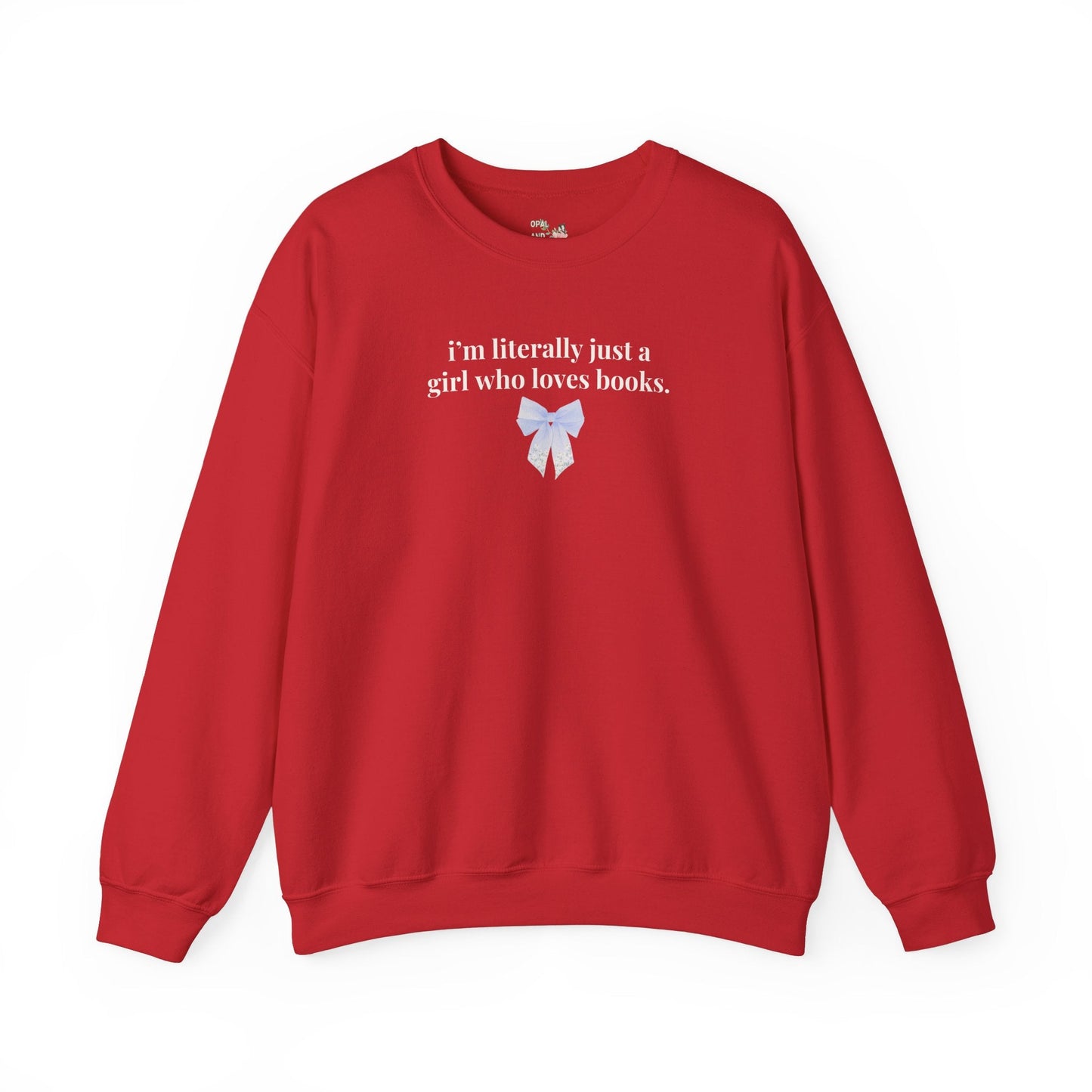 Just a Girl Who Loves Books Crewneck