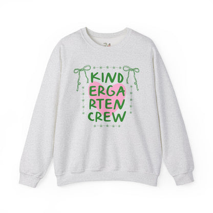 Kindergarten Crew Matching Teacher Sweatshirt