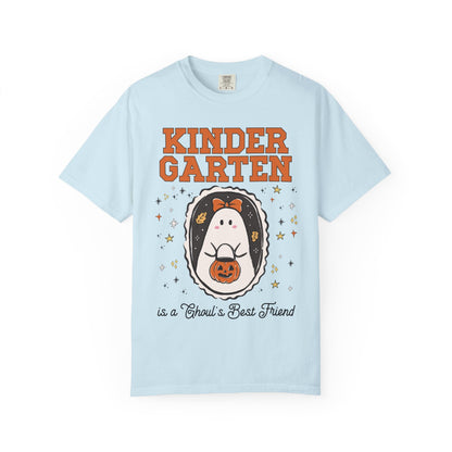 Kindergarten Halloween Teacher Tee