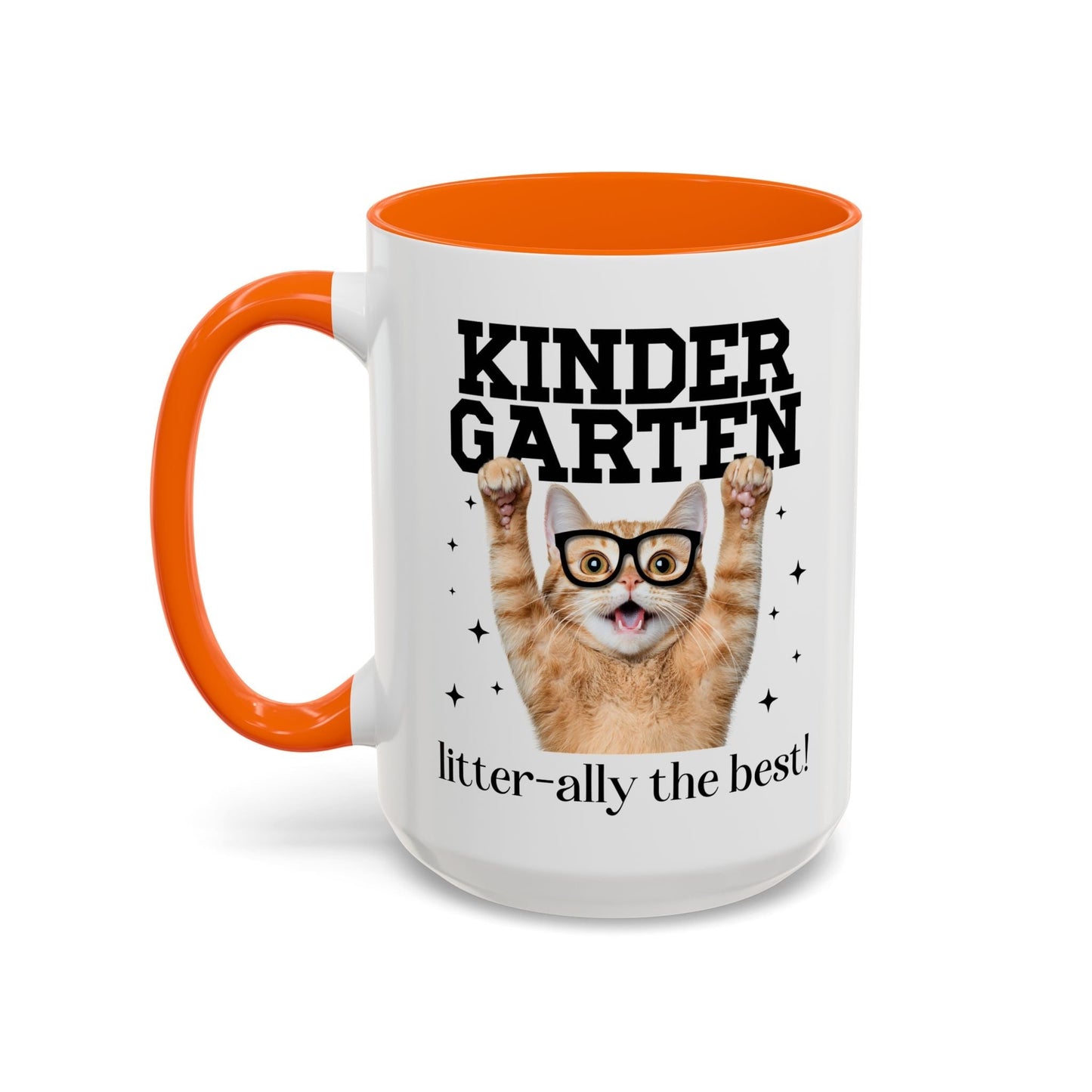 Kindergarten Teacher Cat Lover Coffee Mug