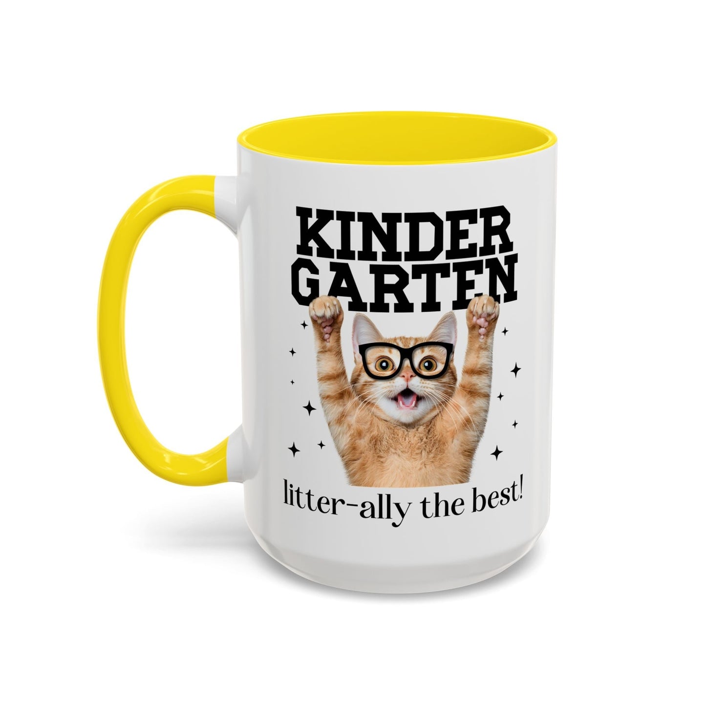 Kindergarten Teacher Cat Lover Coffee Mug