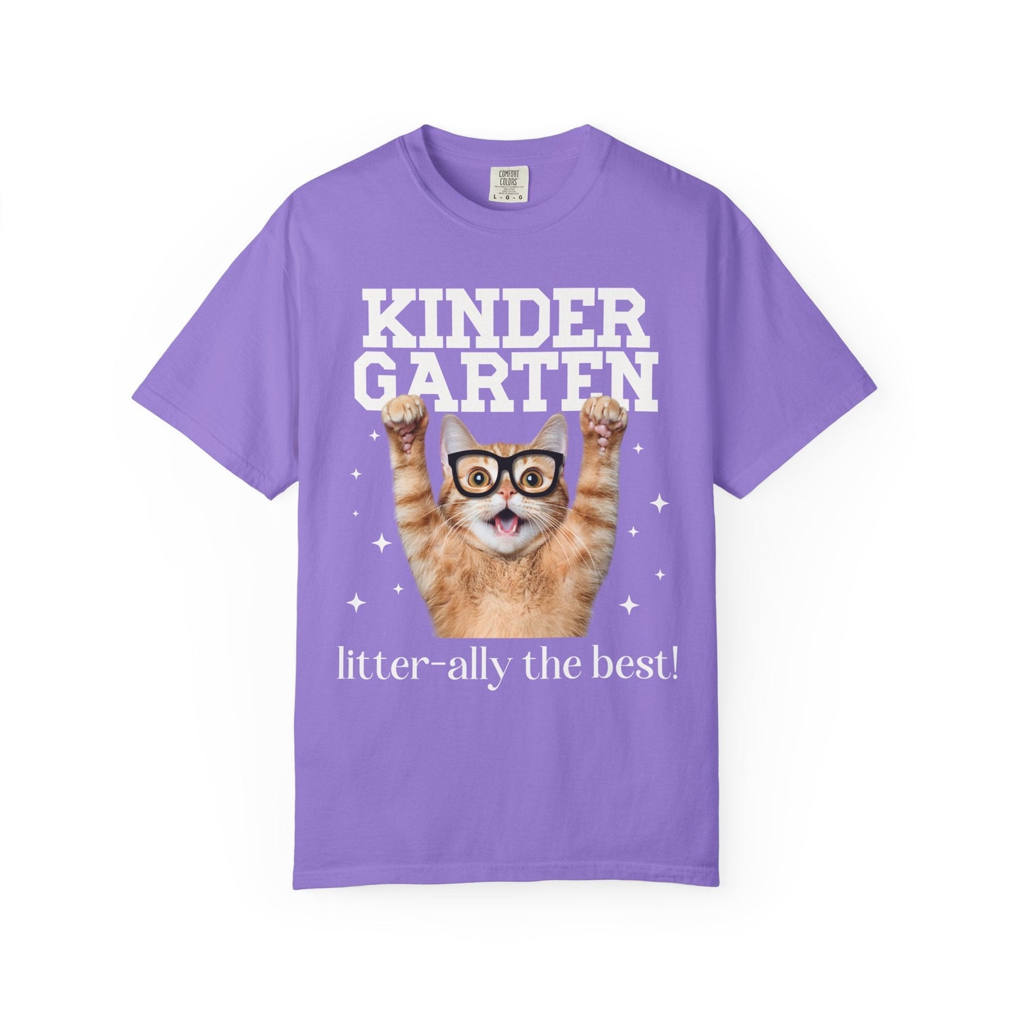 Kindergarten Teacher Cat Tee
