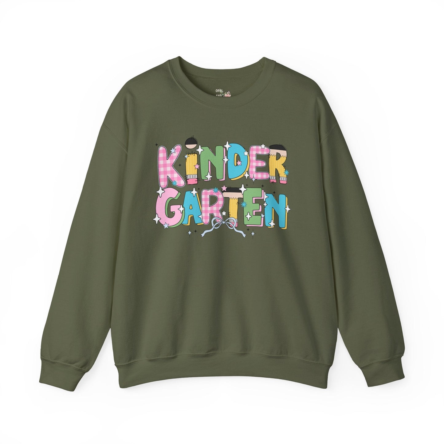 Kindergarten Teacher Sweatshirt with Bow