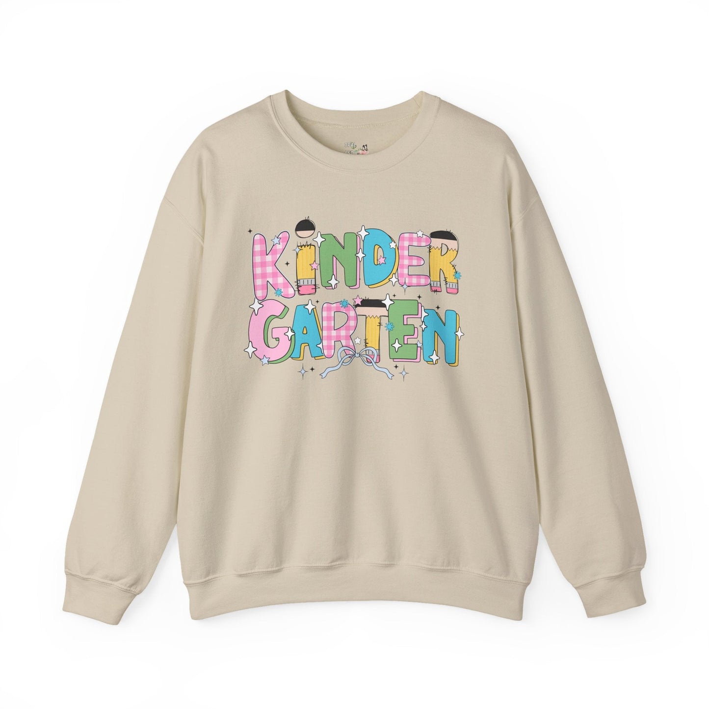 Kindergarten Teacher Sweatshirt with Bow