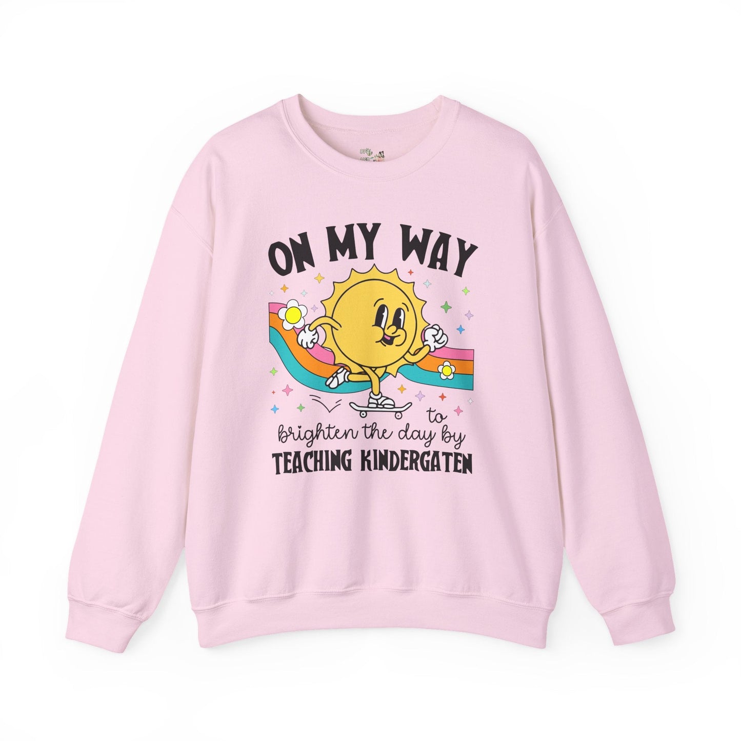 Kindergarten Teacher Sweatshirt with Sun