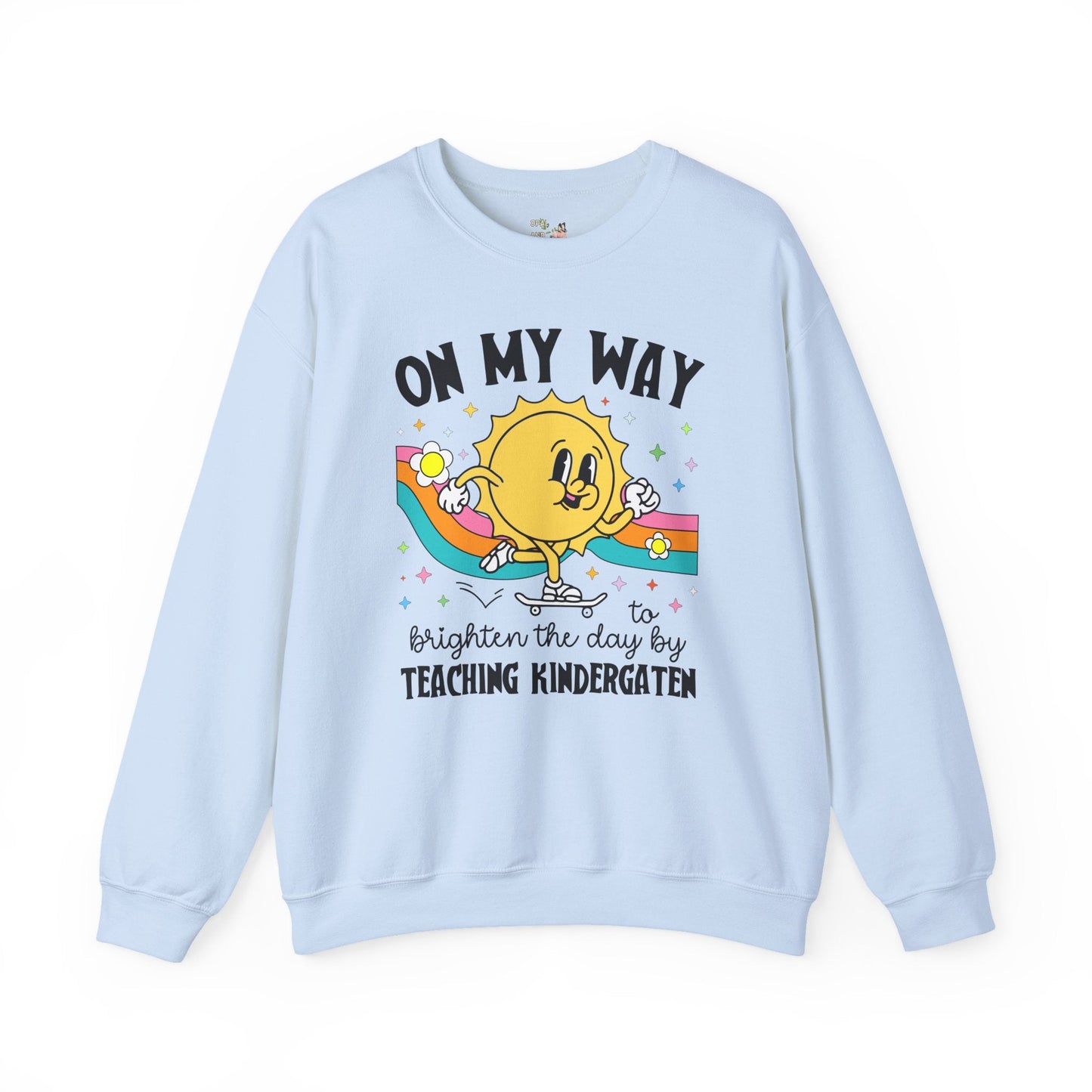 Kindergarten Teacher Sweatshirt with Sun