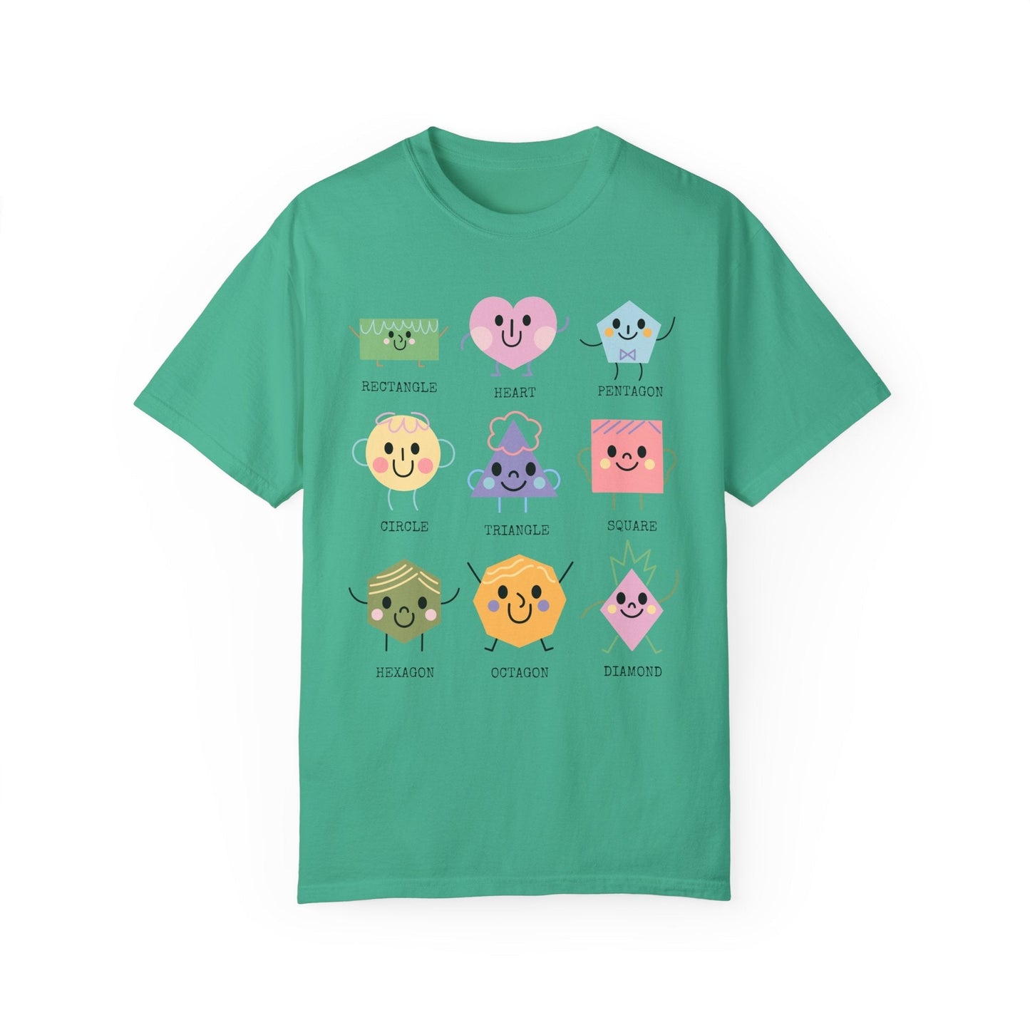Kindergarten Teacher T-Shirt for Learning Shapes