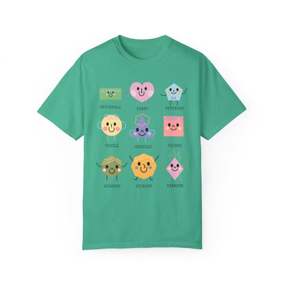 Kindergarten Teacher T-Shirt for Learning Shapes
