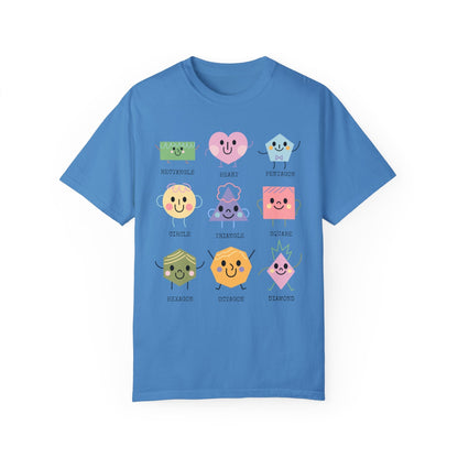 Kindergarten Teacher T-Shirt for Learning Shapes