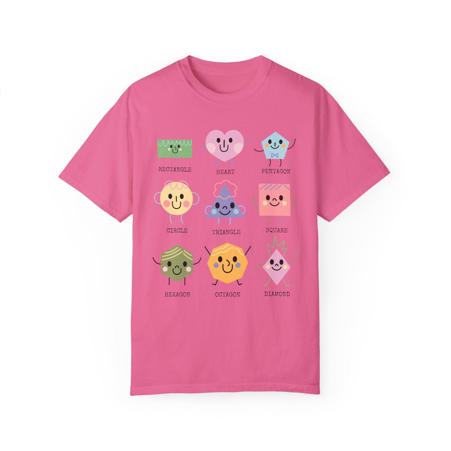 Kindergarten Teacher T-Shirt for Learning Shapes