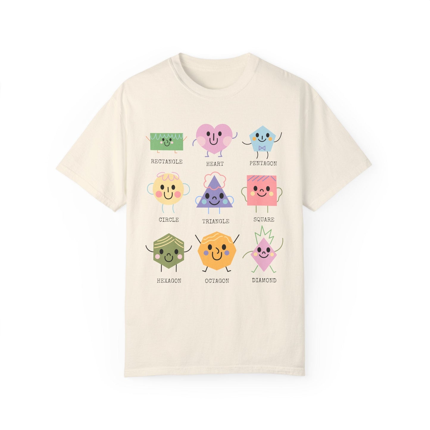 Kindergarten Teacher T-Shirt for Learning Shapes