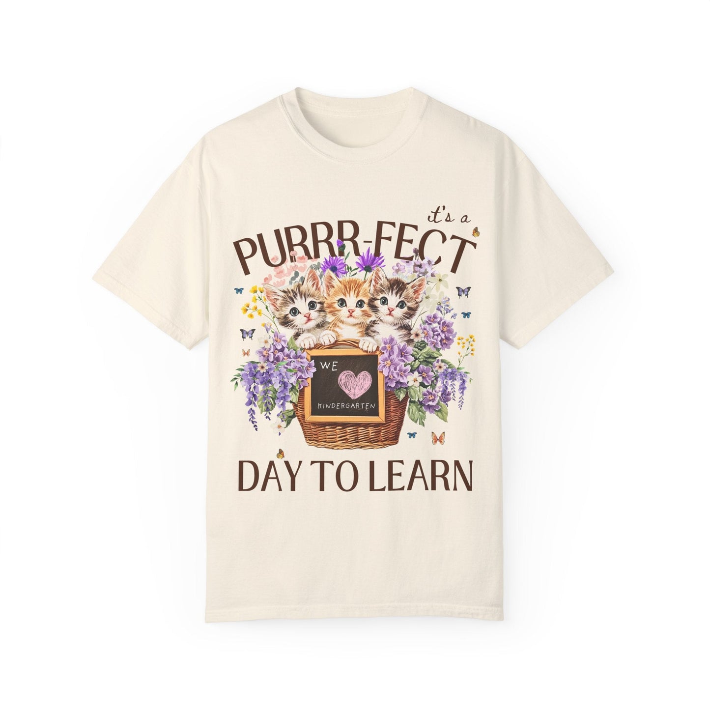 Kindergarten Cat Teacher Tee