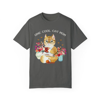 Funny Cat Tee Shirt for Cat Mom