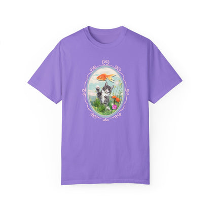 Kitten Reaching for Goldfish Tee