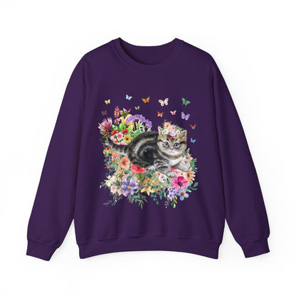 90s Vibe Kitten Sweatshirt