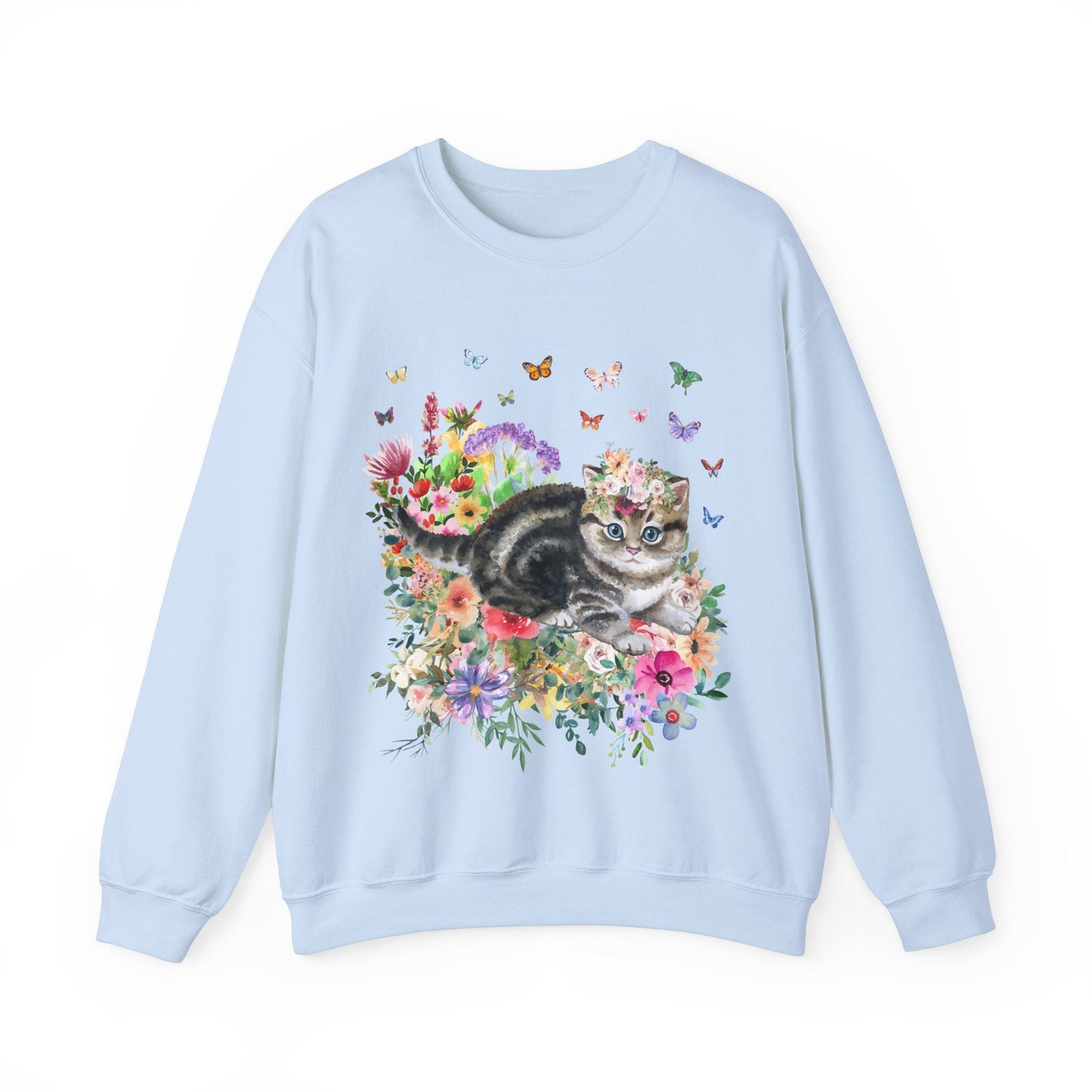 90s Vibe Kitten Sweatshirt
