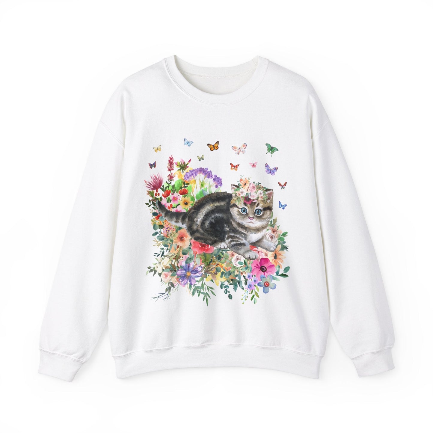 90s Vibe Kitten Sweatshirt