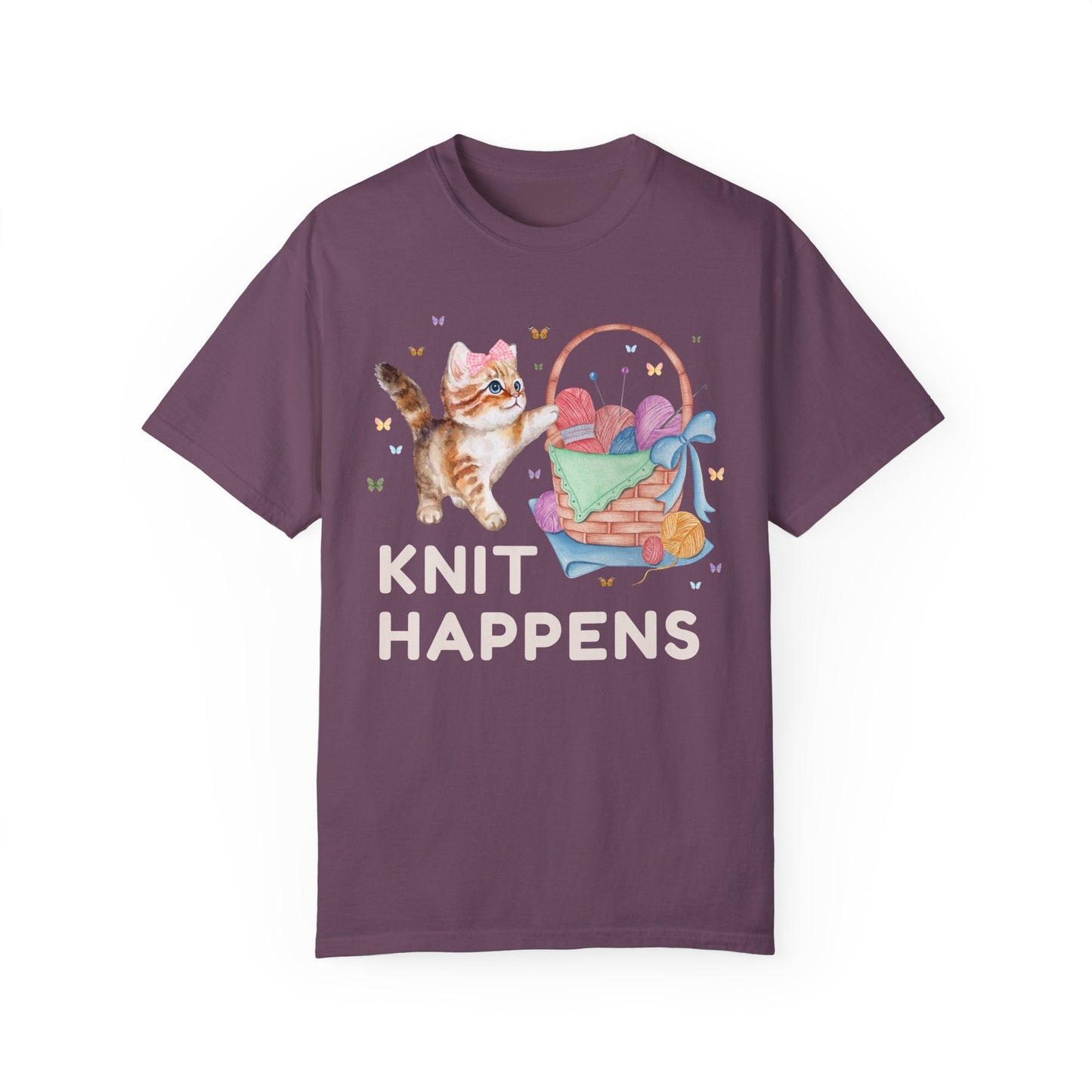 Knit Happens: 90s Aesthetic Cat Tee