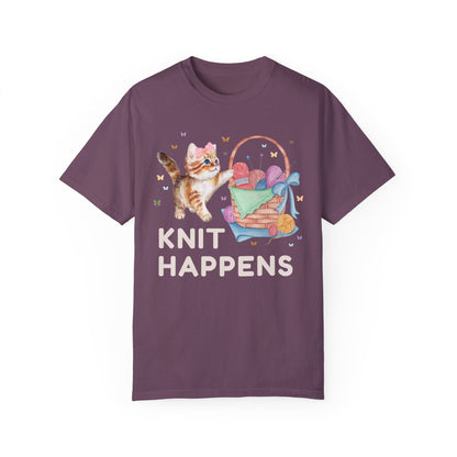 Knit Happens: 90s Aesthetic Cat Tee