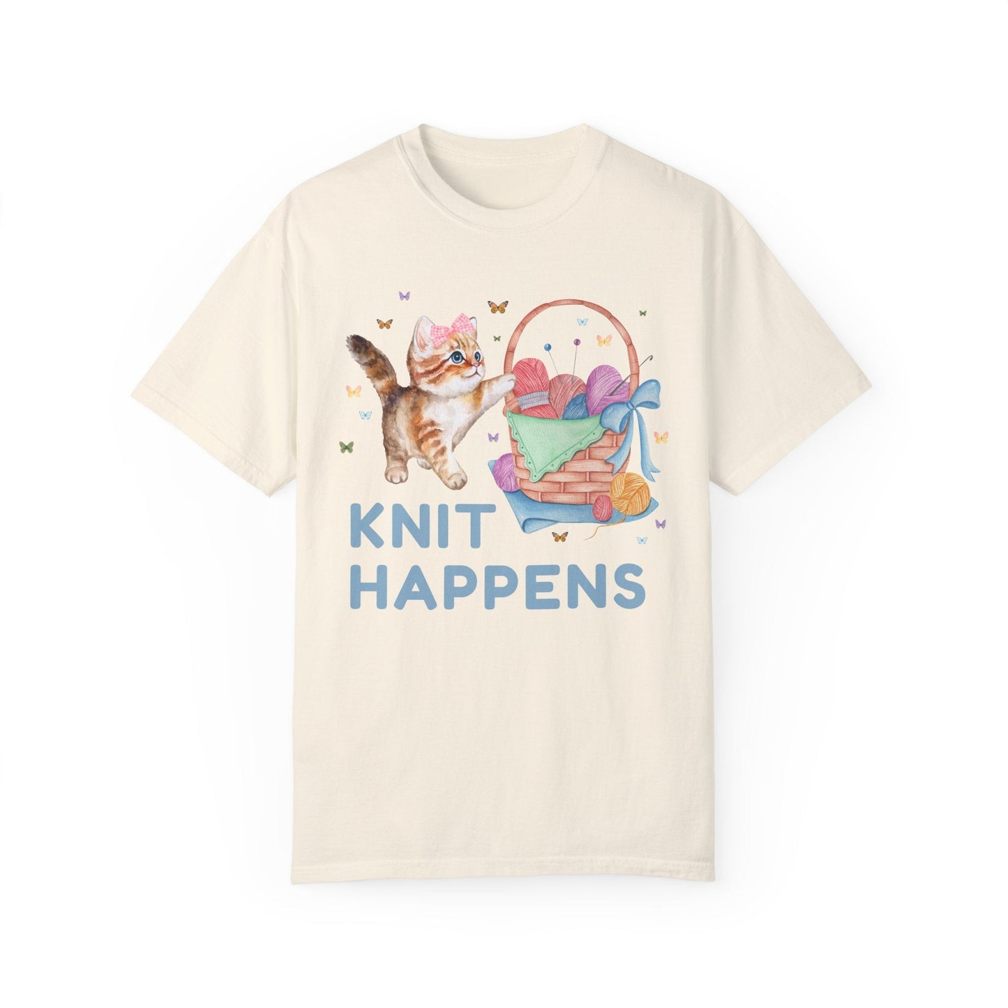 Knit Happens: 90s Aesthetic Cat Tee