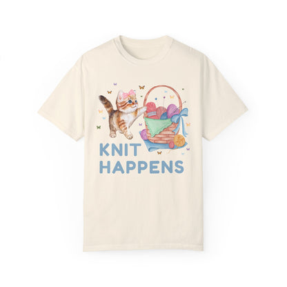 Knit Happens: 90s Aesthetic Cat Tee