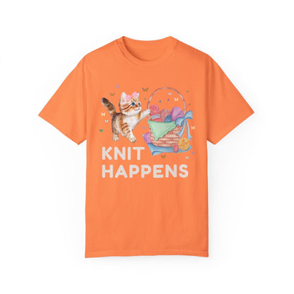 Knit Happens: 90s Aesthetic Cat Tee