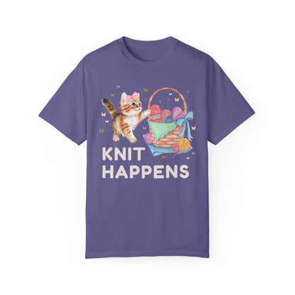 Knit Happens: 90s Aesthetic Cat Tee
