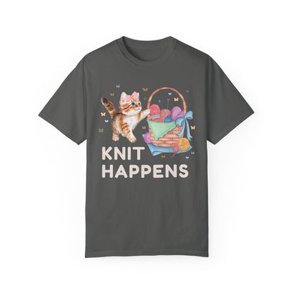 Knit Happens: 90s Aesthetic Cat Tee