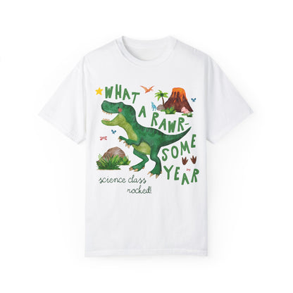 Last Day of School Science Tee with Dinosaur