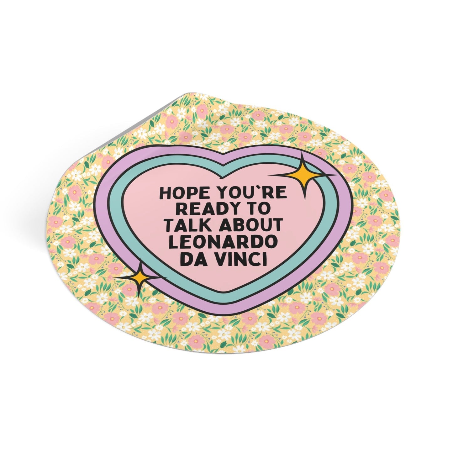 Leonardo da Vinci Art History Sticker