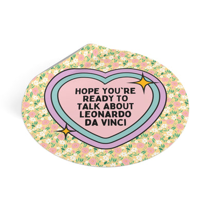 Leonardo da Vinci Art History Sticker