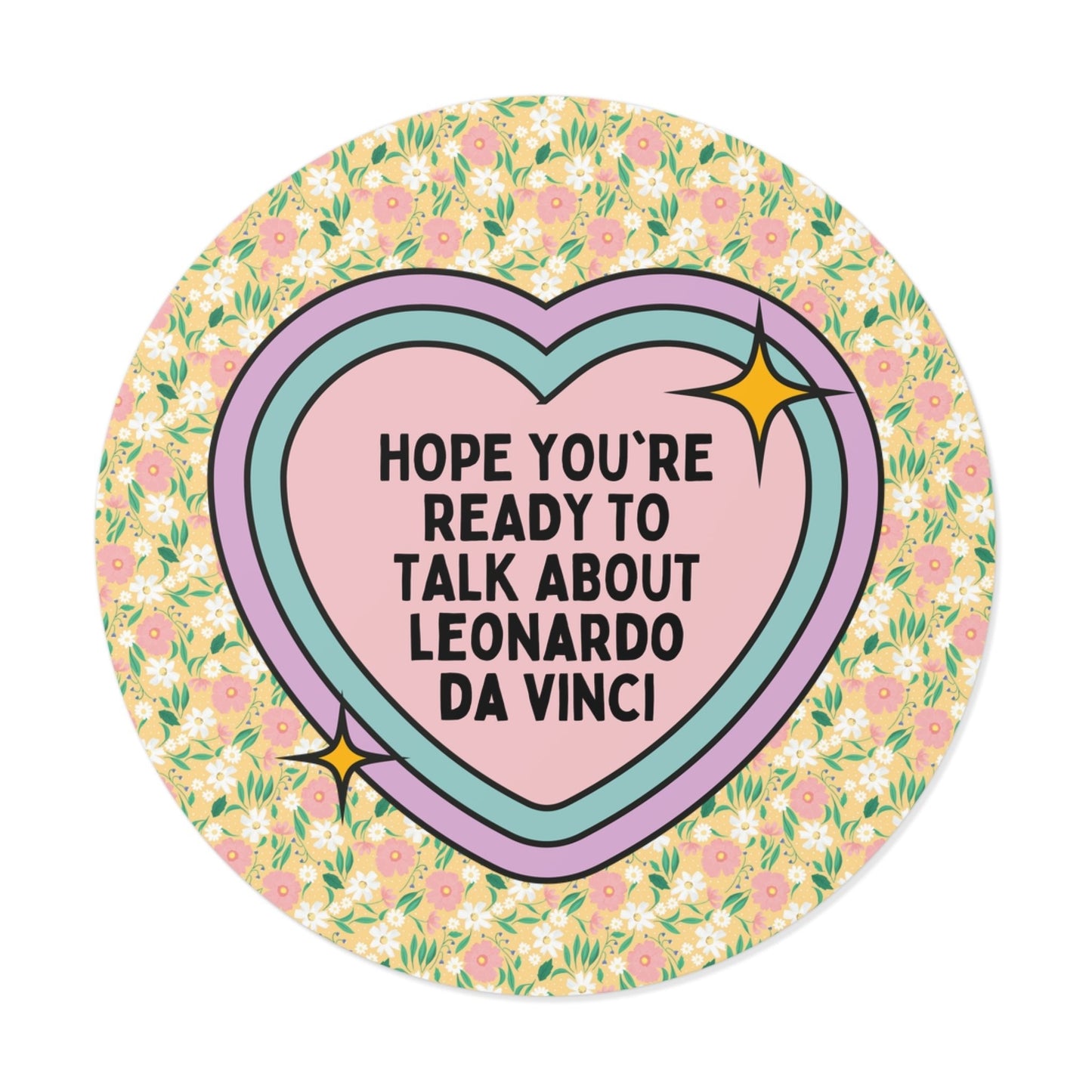 Leonardo da Vinci Art History Sticker