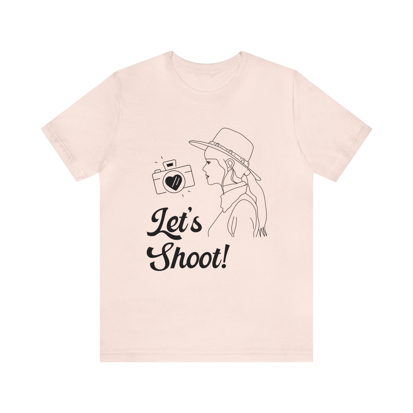 Let's Shoot! | Funny Western Aesthetic Tee Shirt for Wedding Photographer