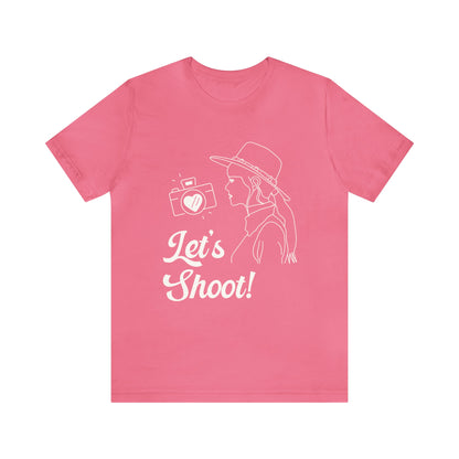 Let's Shoot! | Funny Western Aesthetic Tee Shirt for Wedding Photographer