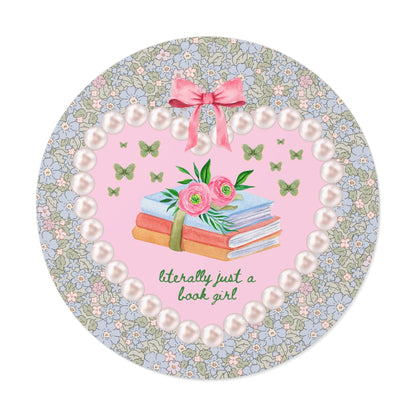 Literally Just a Book Girl Sticker