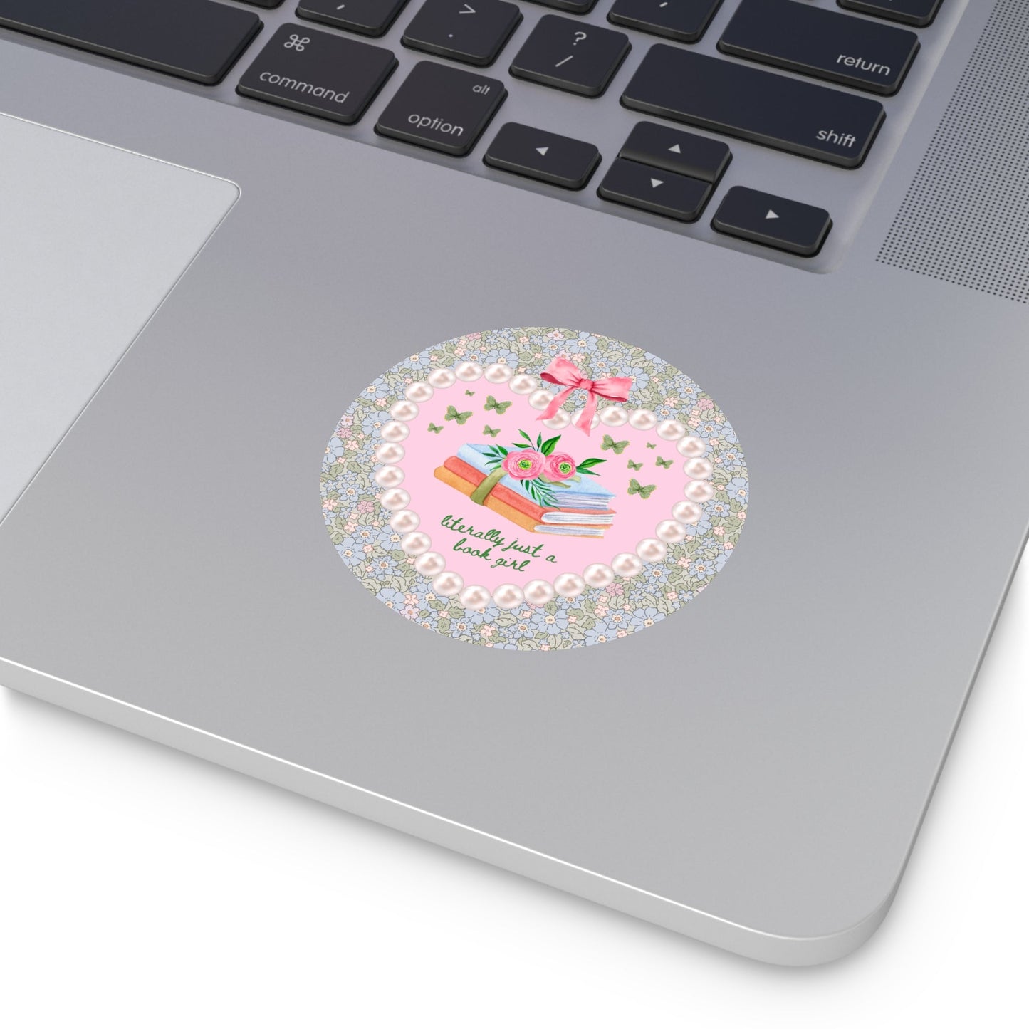 Literally Just a Book Girl Sticker