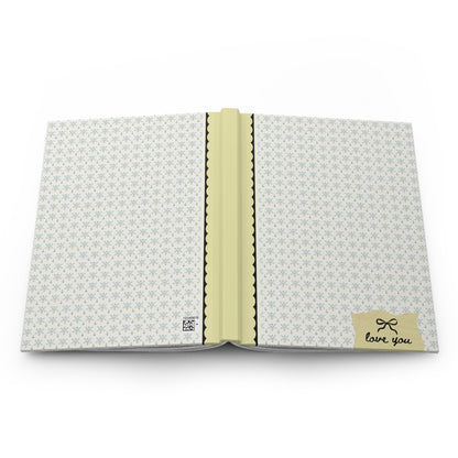 Love You Bow Notebook: Vintage Aesthetic