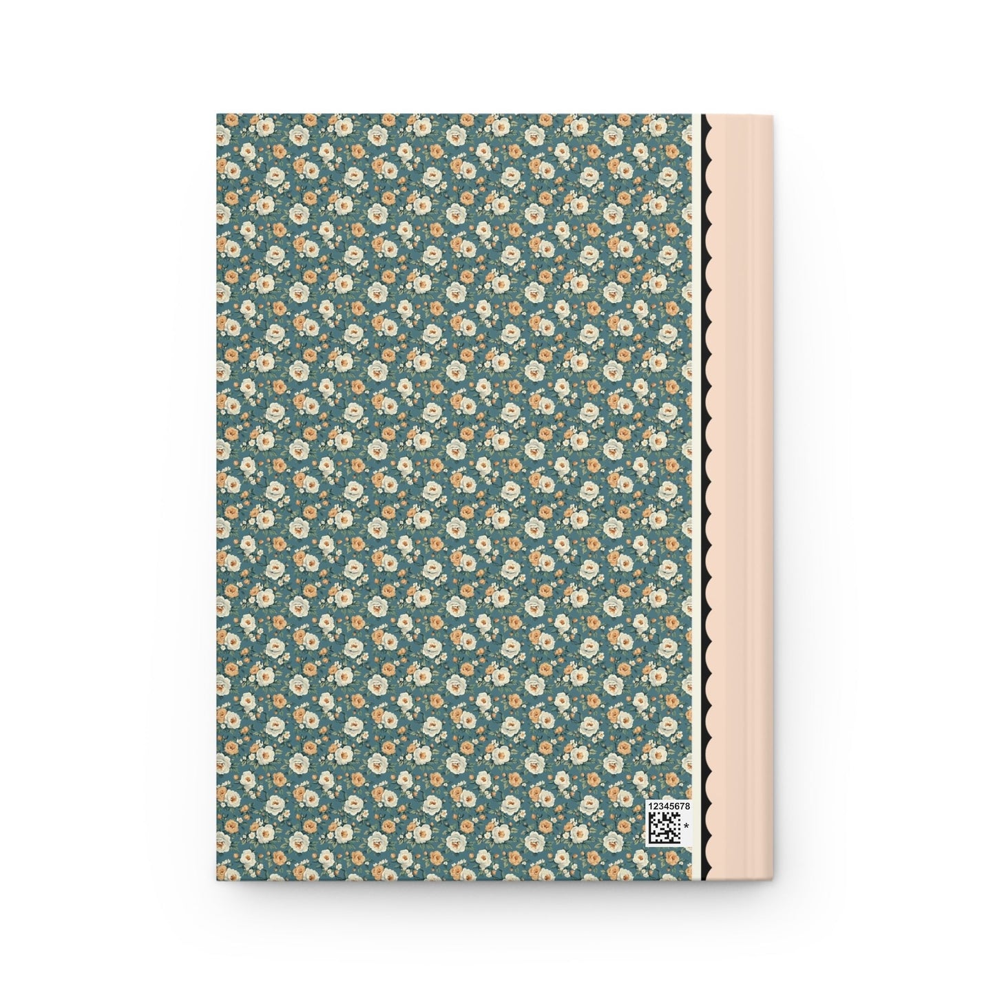 Love You Lined Journal: Peach and Green